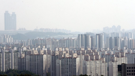 경기 수원시 아파트 밀집 지역 전경. <연합뉴스>